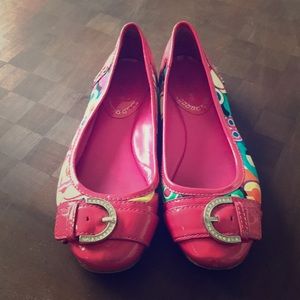 Coach Pink Flats